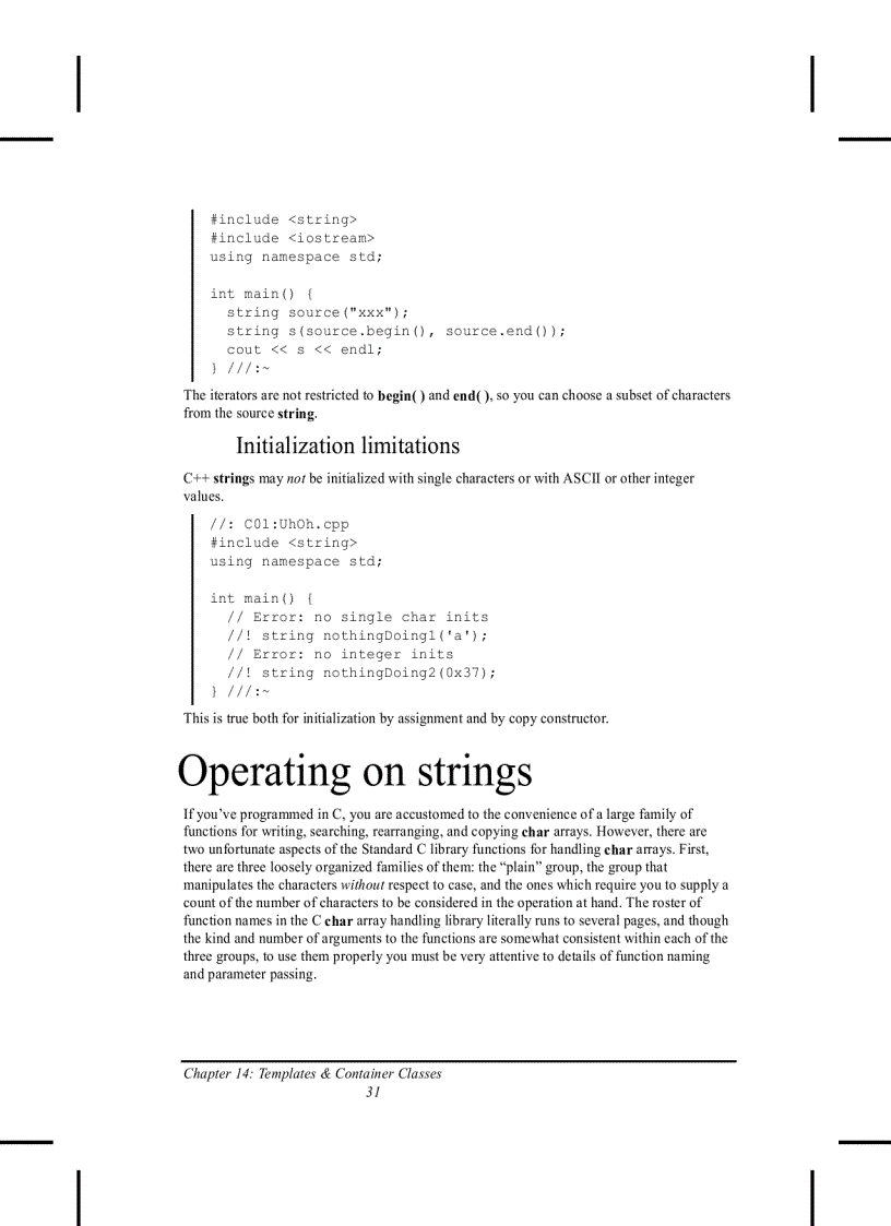 image for page Thinking in C Volume 1 2nd Edition