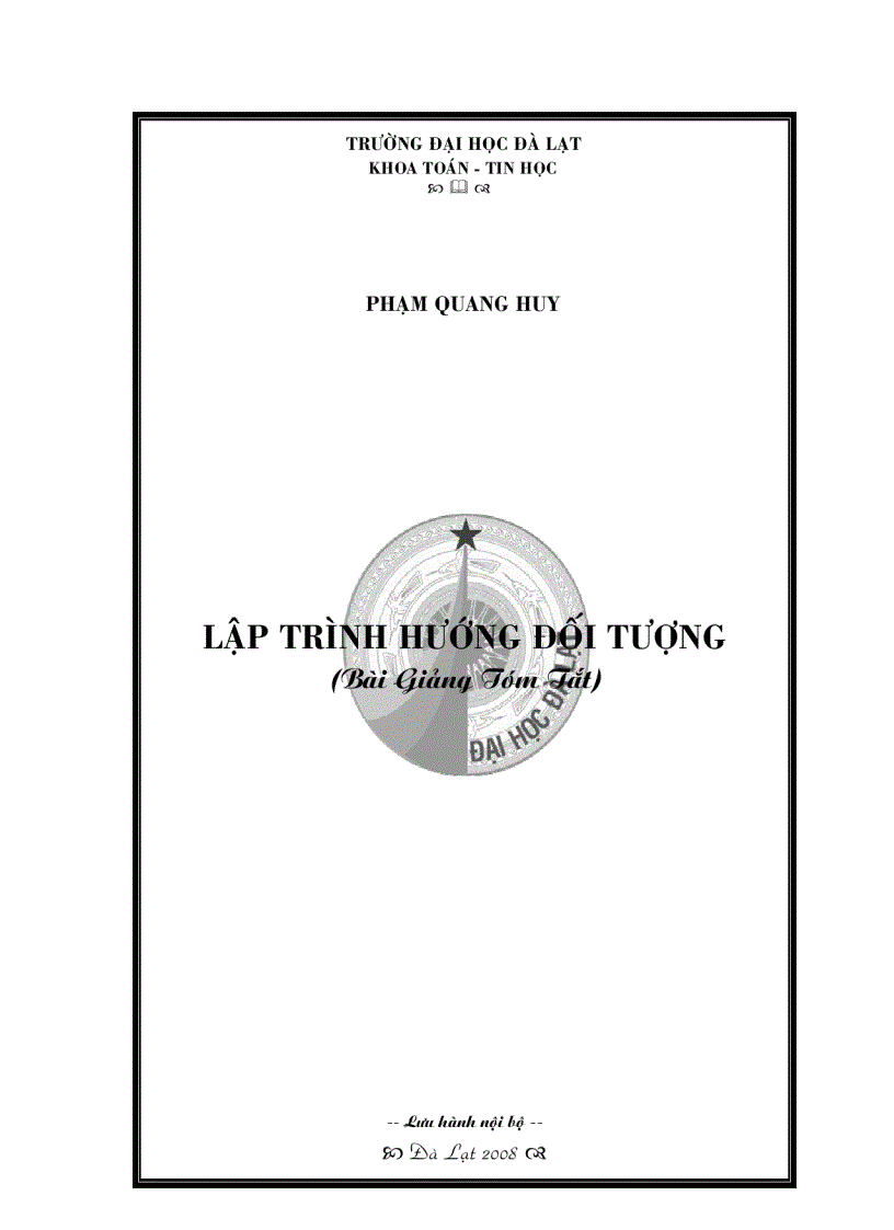 image for page Lập trình hướng đối tượng 4