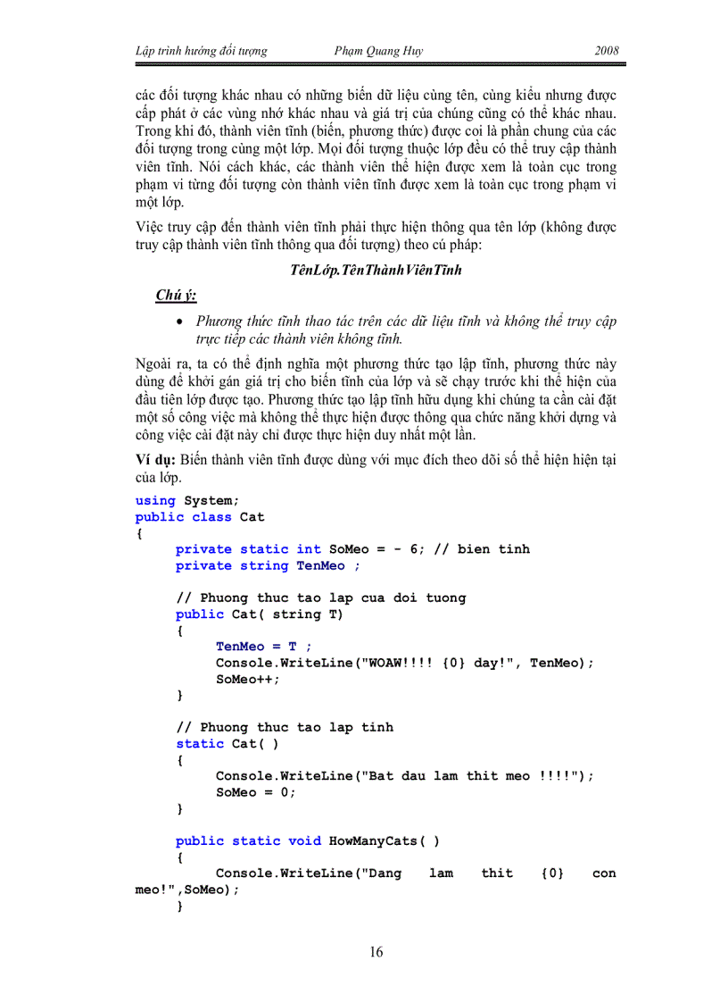 image for page Lập trình hướng đối tượng 4