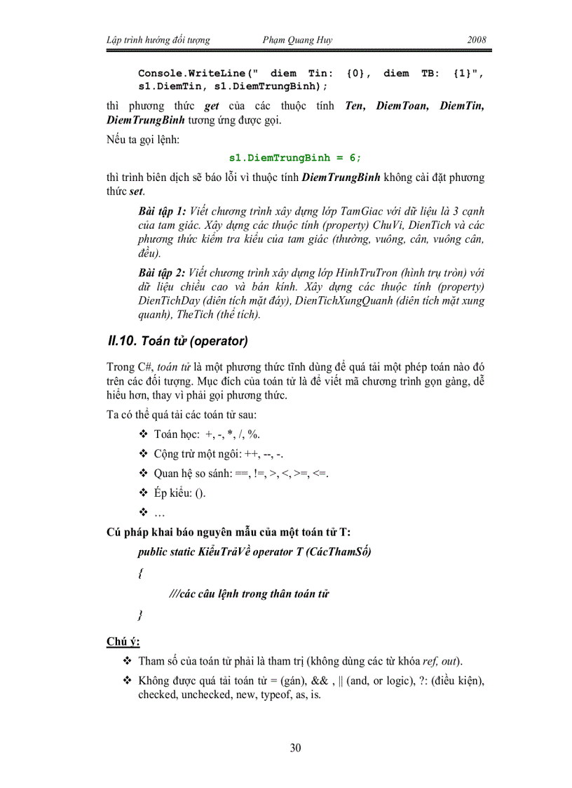 image for page Lập trình hướng đối tượng 4