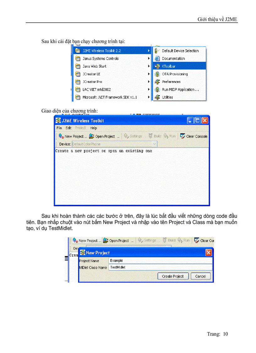 image for page Lập trình trên di động với j2me