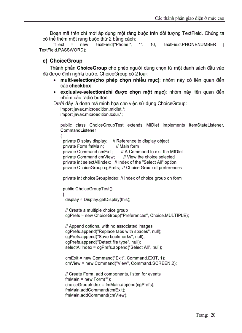 image for page Lập trình trên di động với j2me