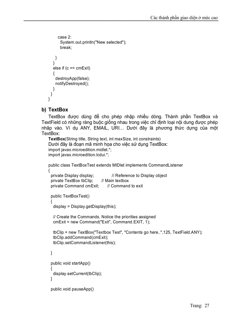 image for page Lập trình trên di động với j2me