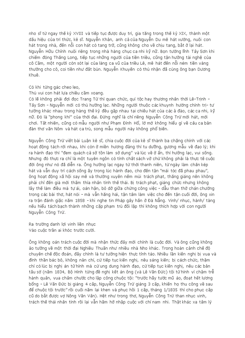 image for page Nhân cách Nguyễn Công Trứ nhìn từ quan điểm bản thể luận