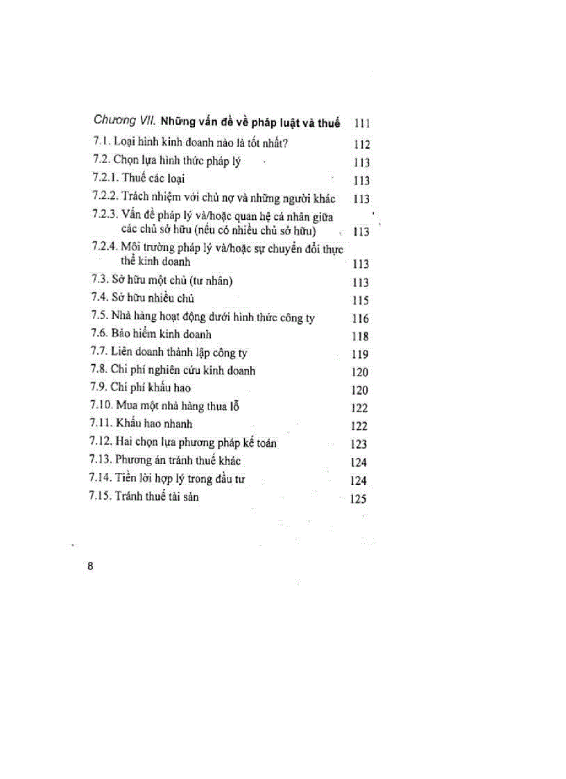 image for page Tổ chức kinh doanh nhà hàng