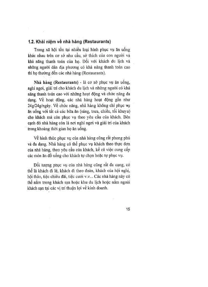 image for page Tổ chức kinh doanh nhà hàng