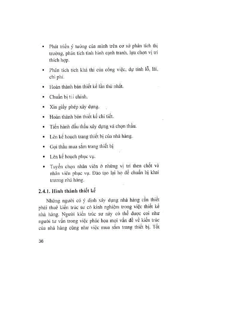 image for page Tổ chức kinh doanh nhà hàng