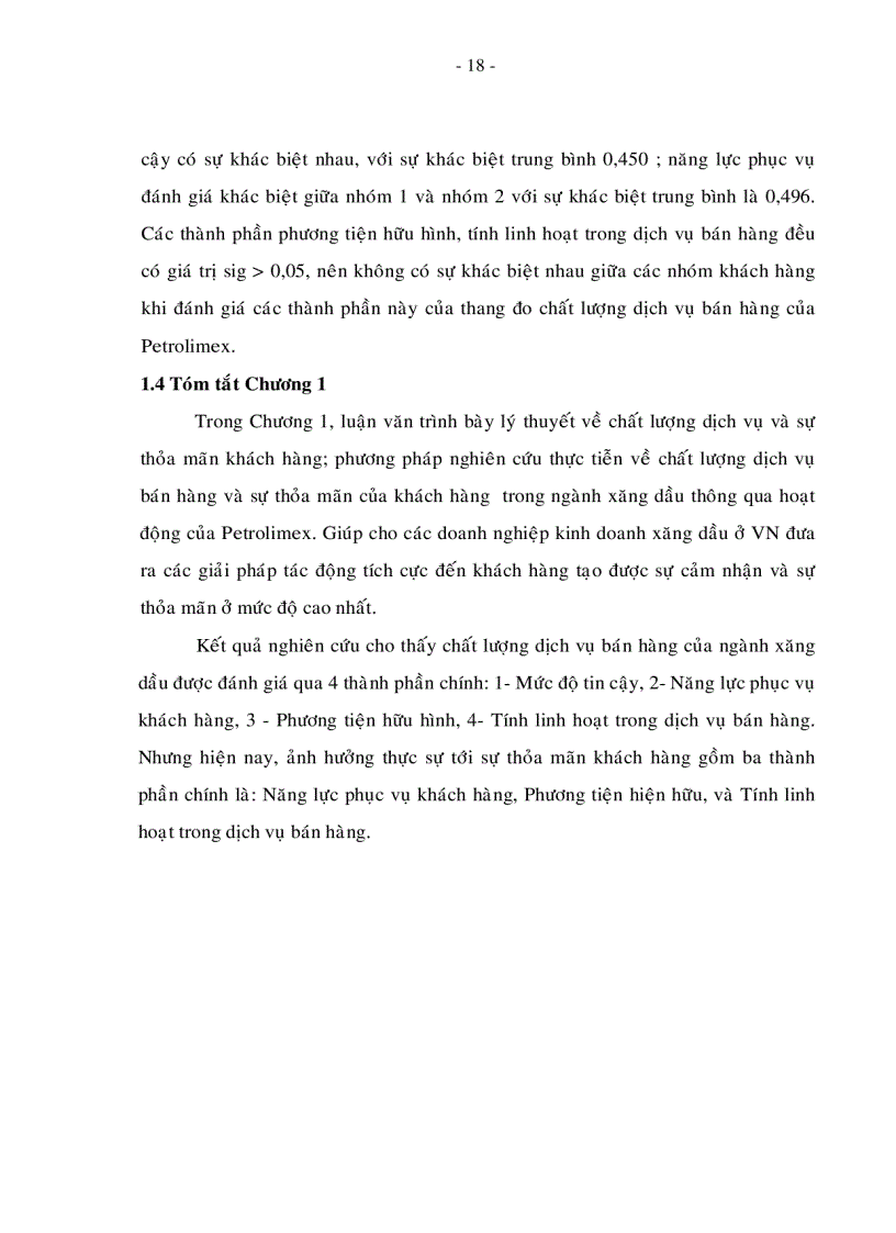 image for page Các giải pháp nâng cao chất lượng dịch bán hàng của Công ty Petrolimex giai đoạn 2006