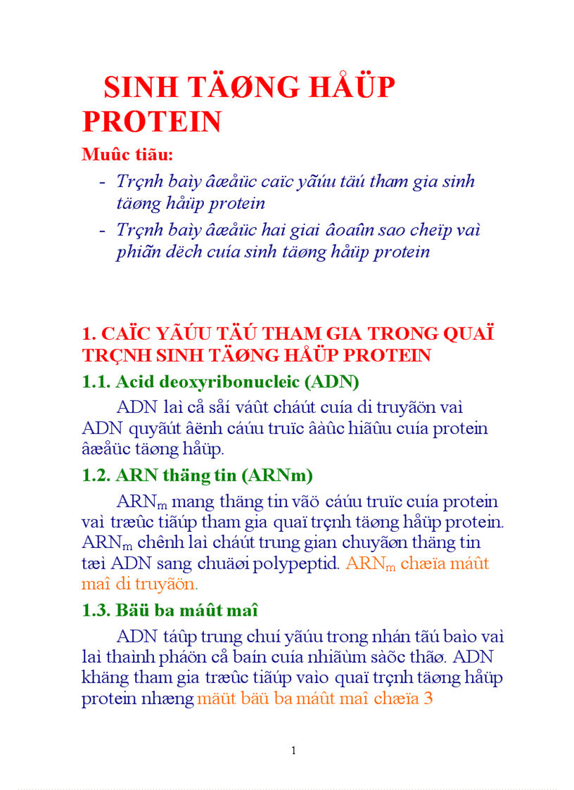 image for page Sinh tổng hợp protein