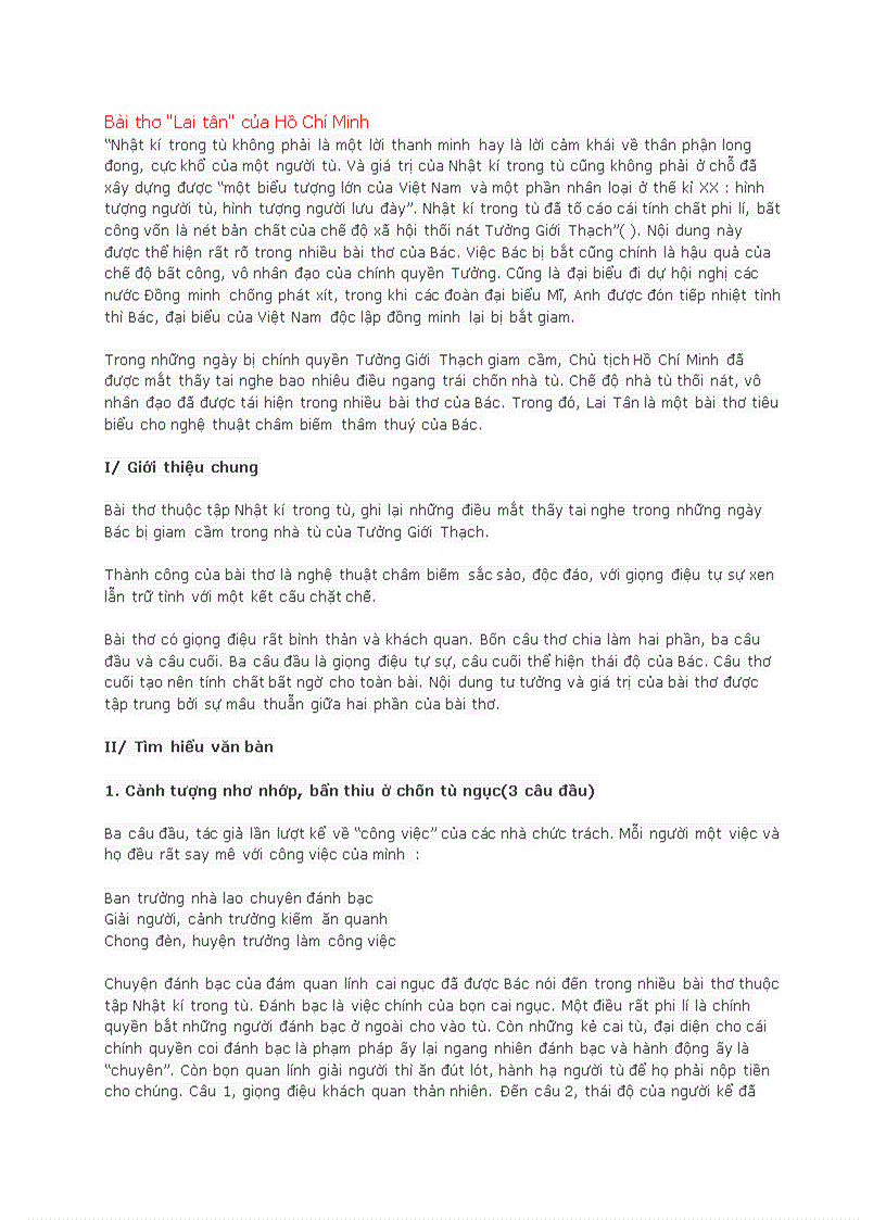 image for page Bài thơ Lai tân của Hồ Chí Minh