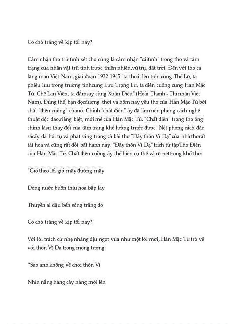 image for page Bài văn đạt điểm 10 đại học 2008