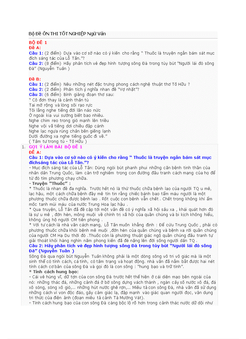 image for page Bộ Đề ÔN THI TỐT NGHIỆP Ngữ Văn