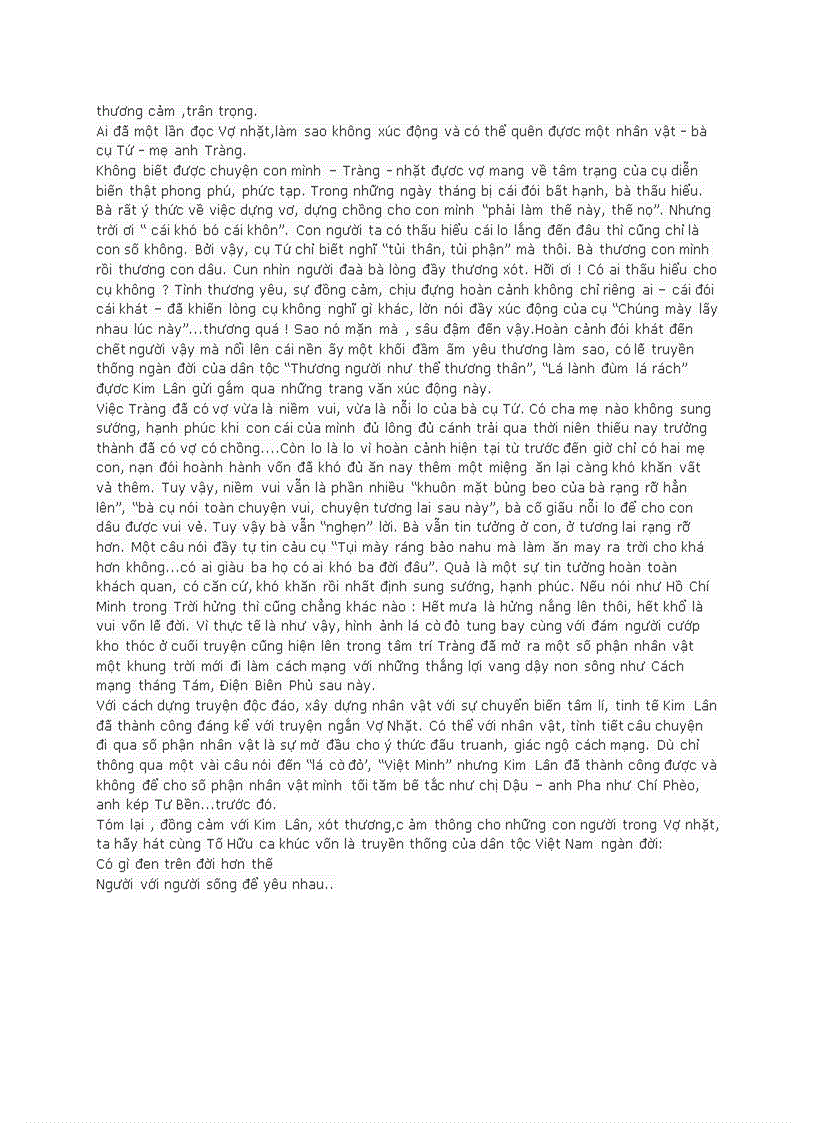 image for page Giá trị hiện thực và giá trị nhân đạo trong truyện Vợ nhặt của Kim Lân