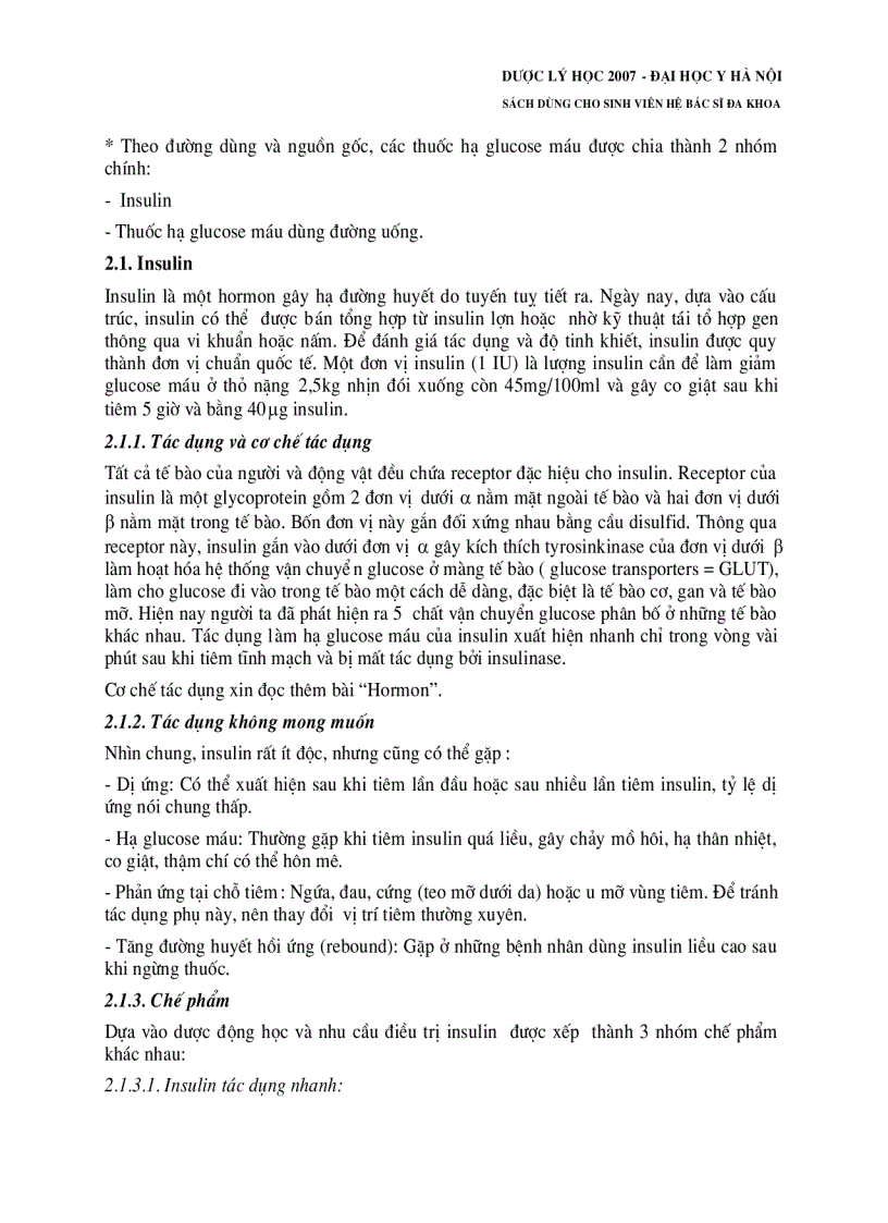 image for page Thuốc hạ glucose máu