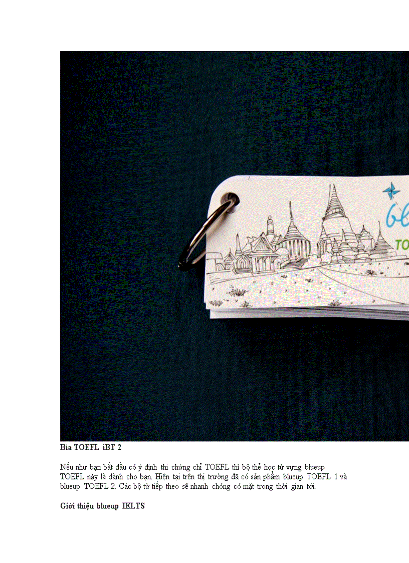 image for page Flashcard blueup A bit of English on your journey