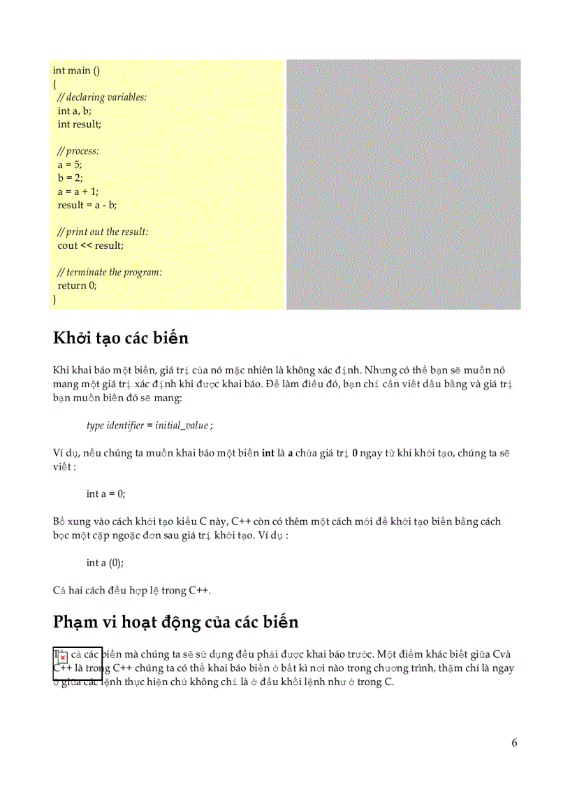 image for page Giáo trình C Tiếng Viêt