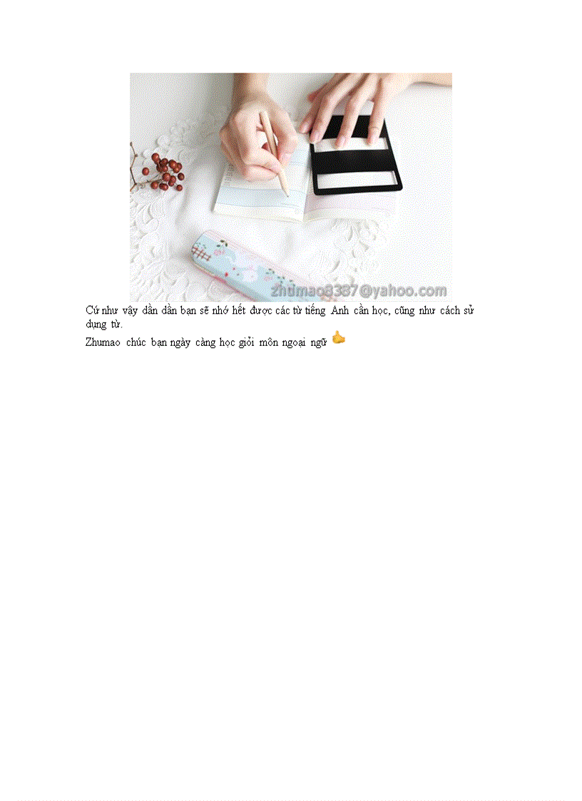 image for page Gợi ý cách sử dụng sổ học từ