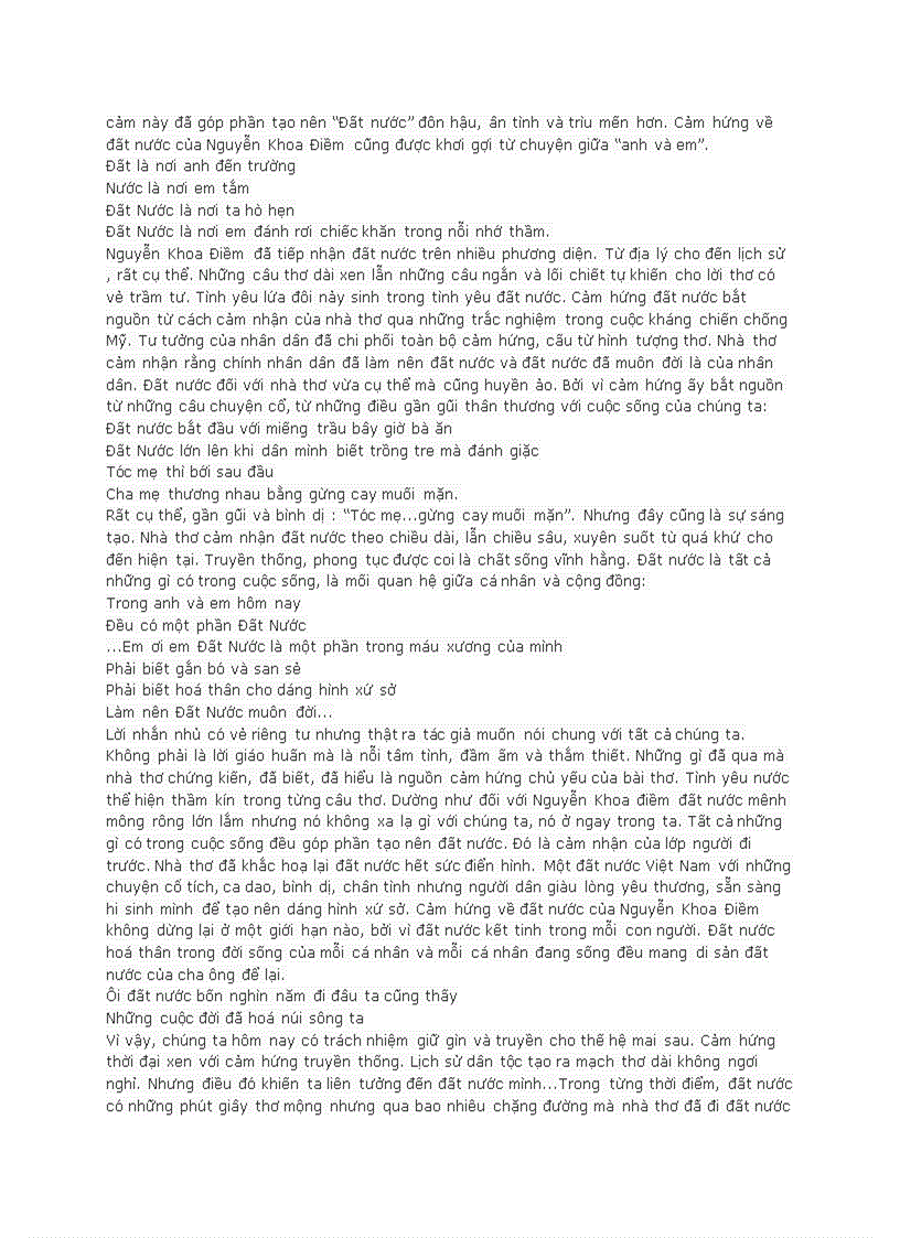 image for page Những cảm hứng về đất nước bài thơ Đất nước của Nguyễn Đình Thi và Đất nước của Nguyễn Khoa Điềm