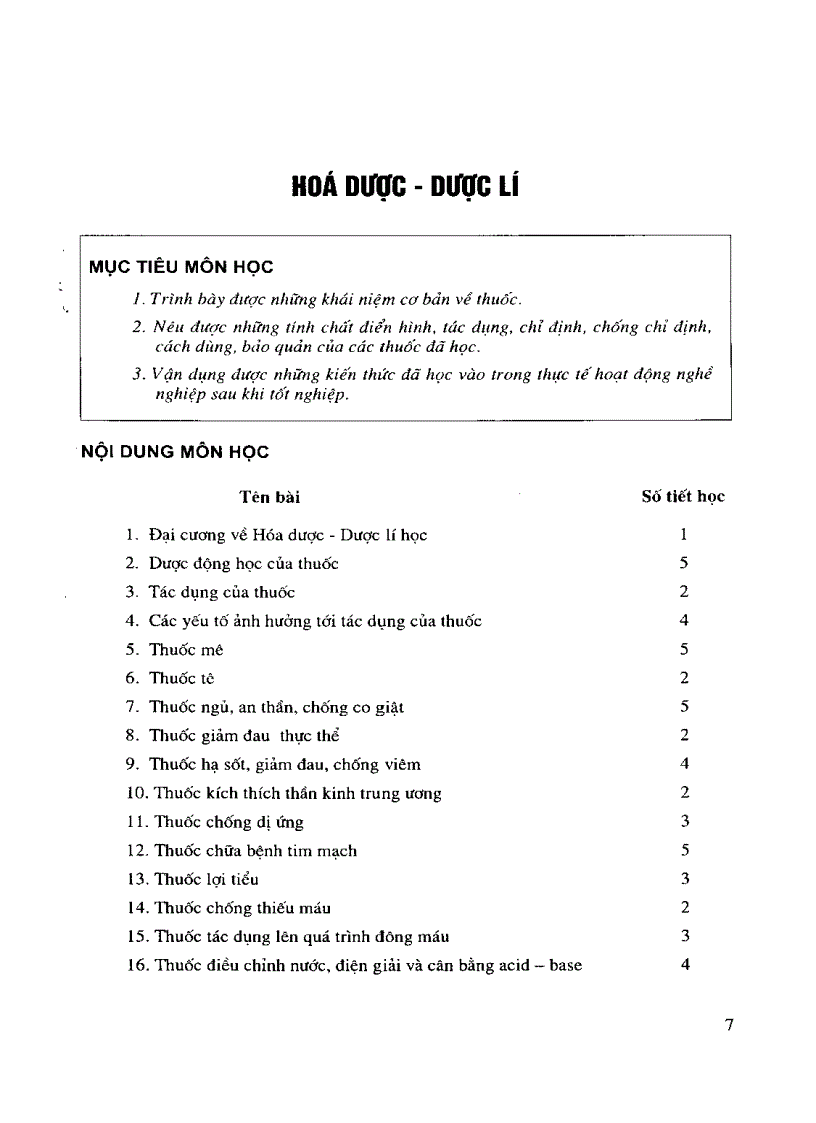 image for page Giáo trình hóa dược dược lý