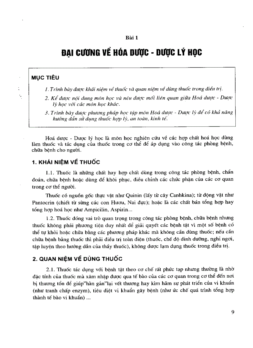 image for page Giáo trình hóa dược dược lý