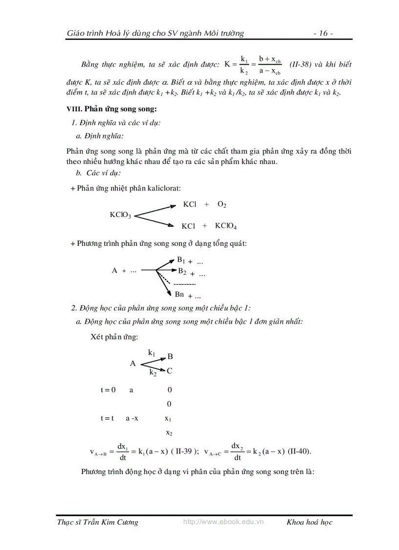 image for page Giáo trình hoá lý