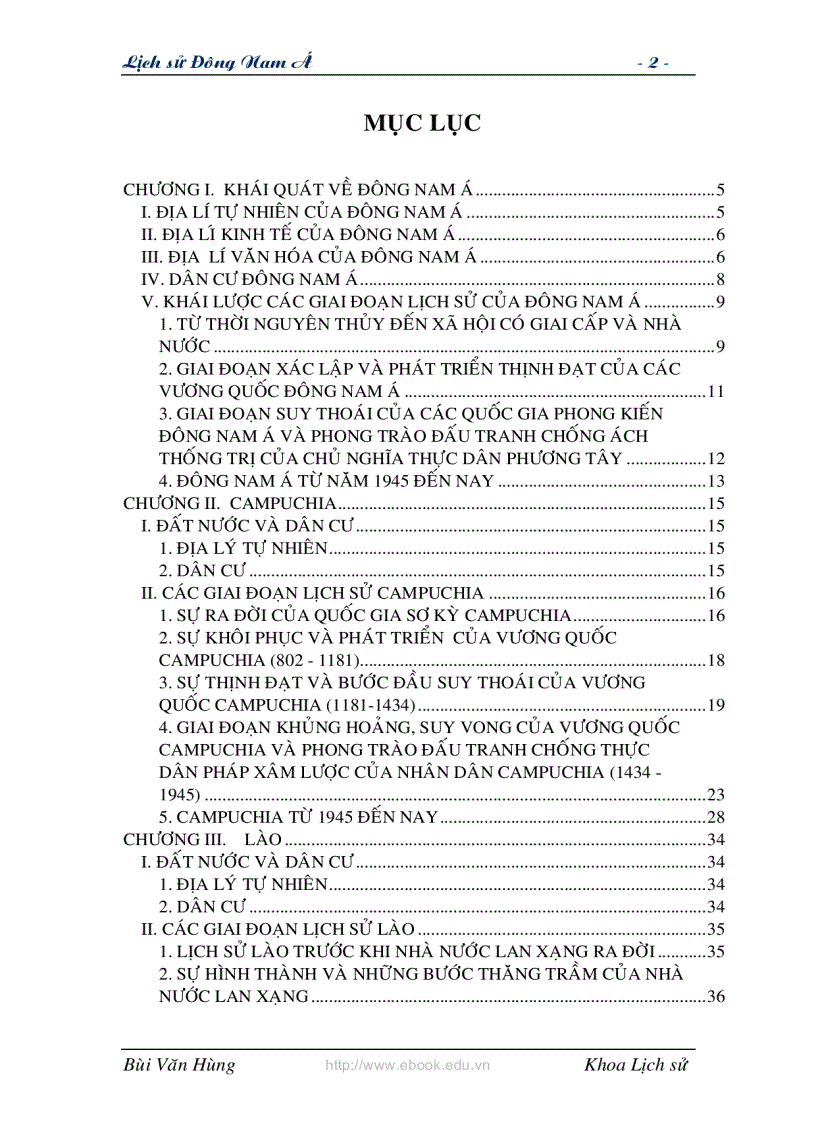 image for page Lịch sử Đông Nam Á