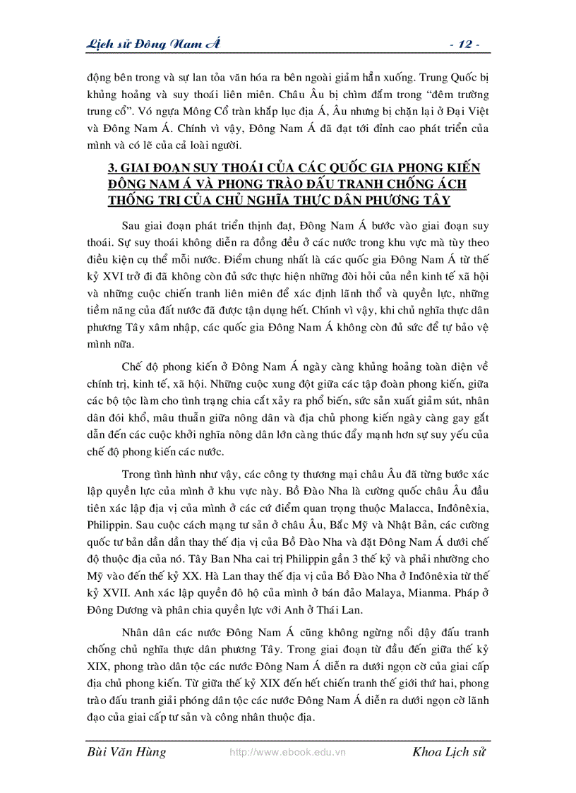 image for page Lịch sử Đông Nam Á