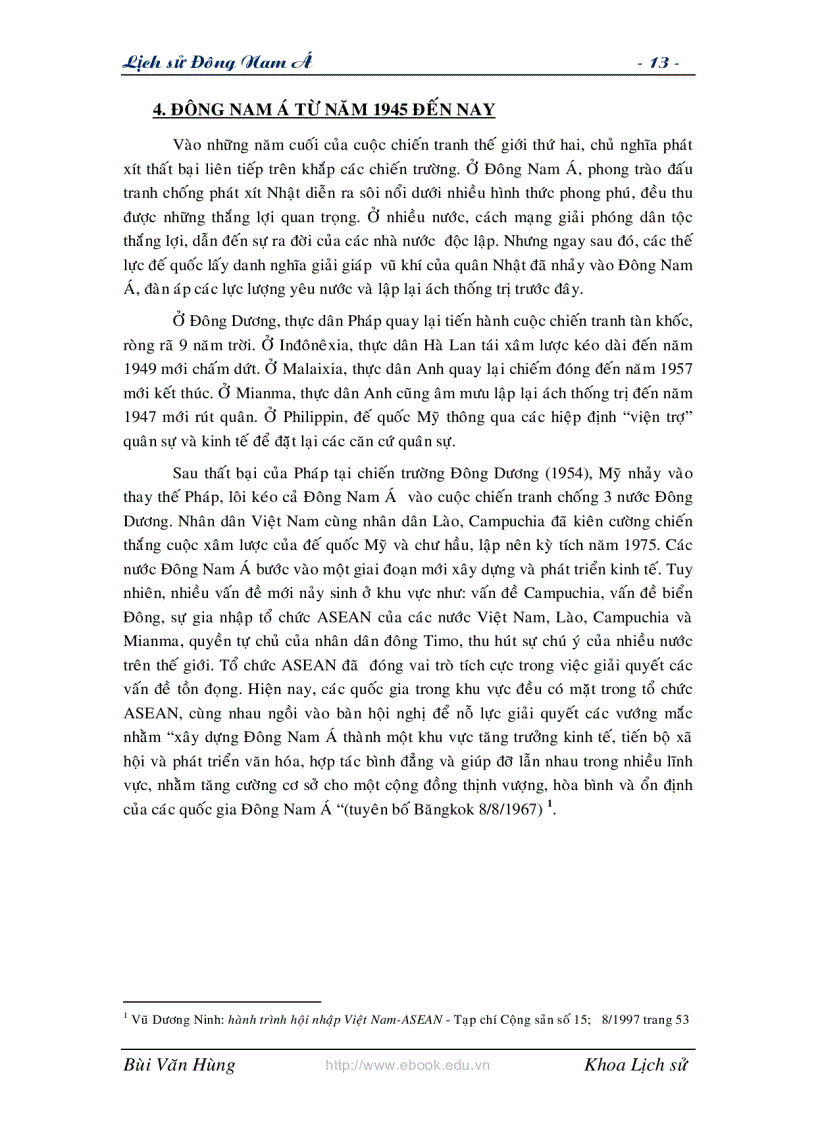 image for page Lịch sử Đông Nam Á