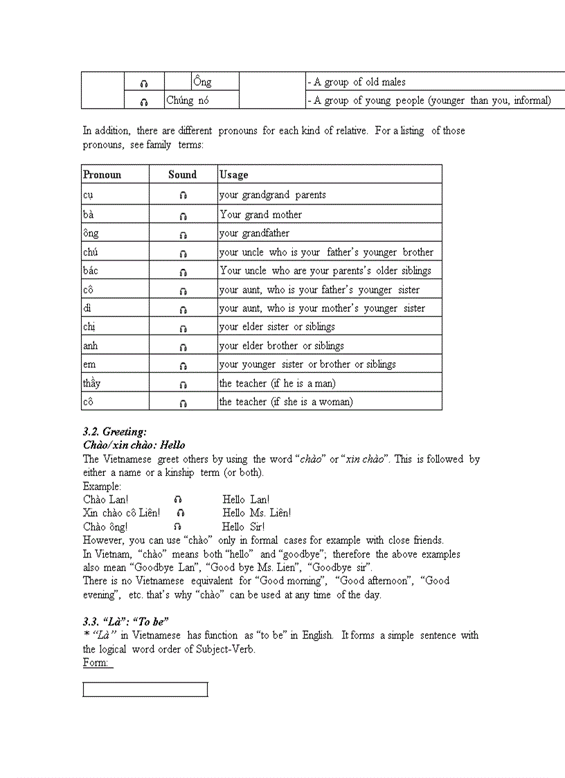 Lesson 2 Greeting