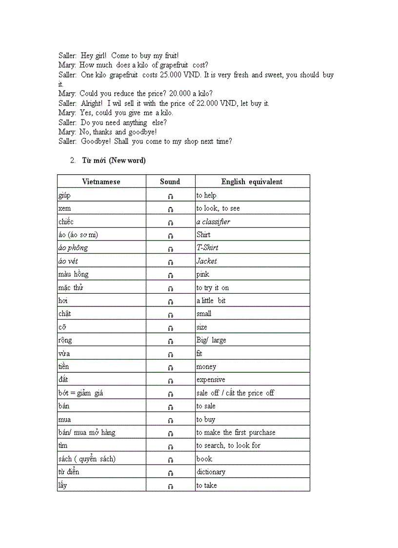 image for page Lesson 9 Going shopping