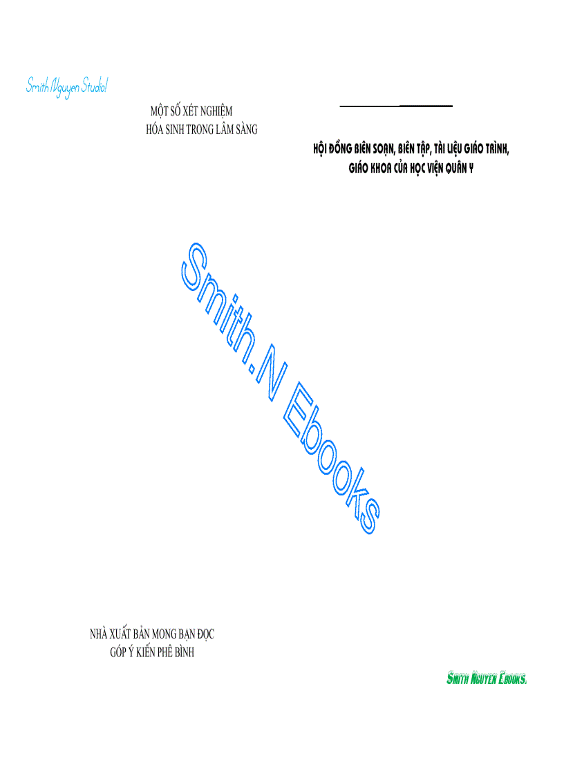 image for page Xét nghiệm hóa sinh trong lân sàng