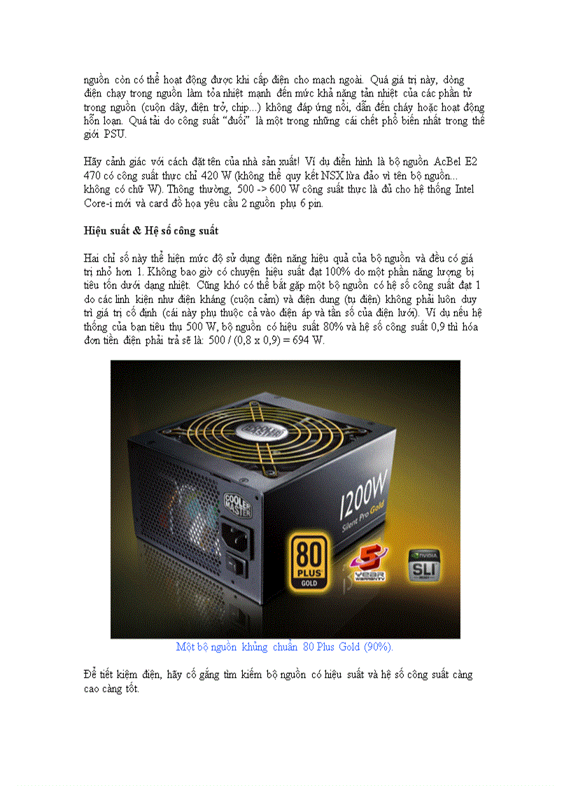 image for page Nguồn máy tính những điều cần biết