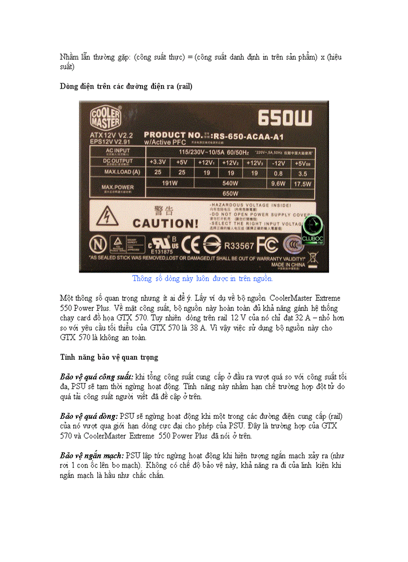 image for page Nguồn máy tính những điều cần biết
