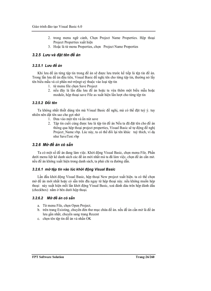image for page Giáo trình VB6 của Đại học FPT