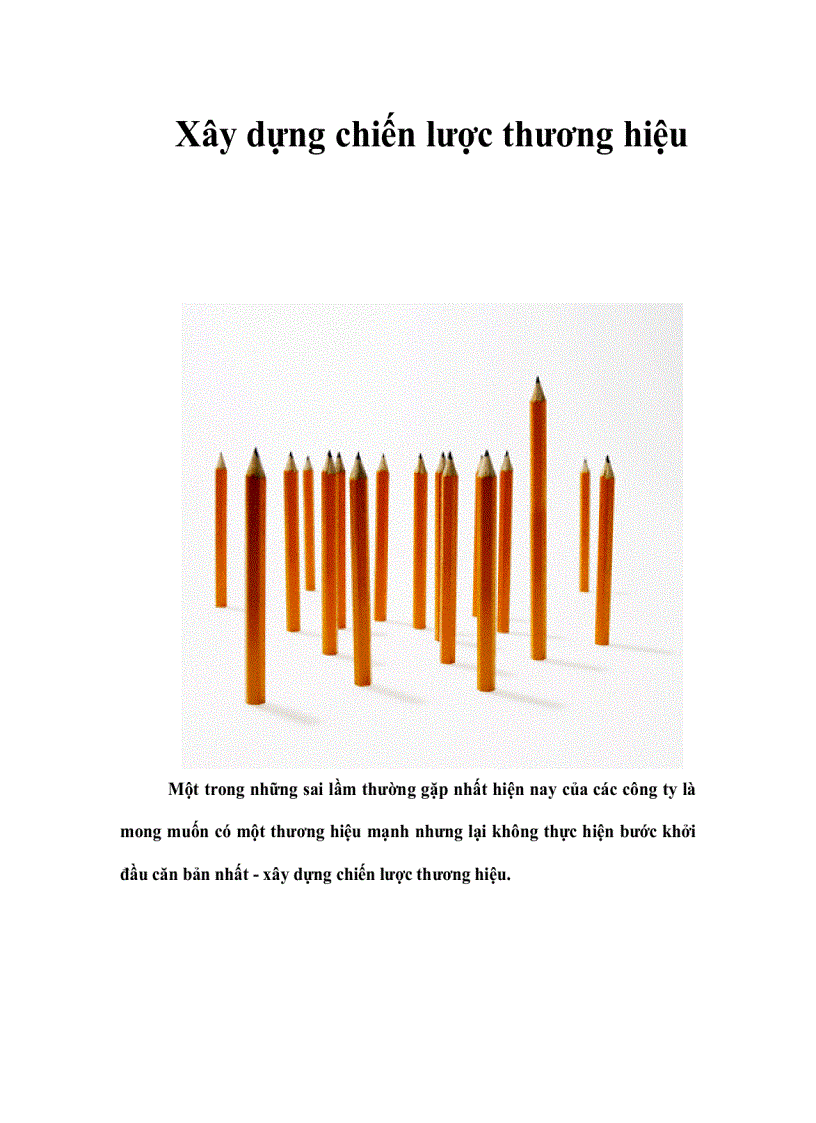 image for page Xây dựng chiến lược thương hiệu