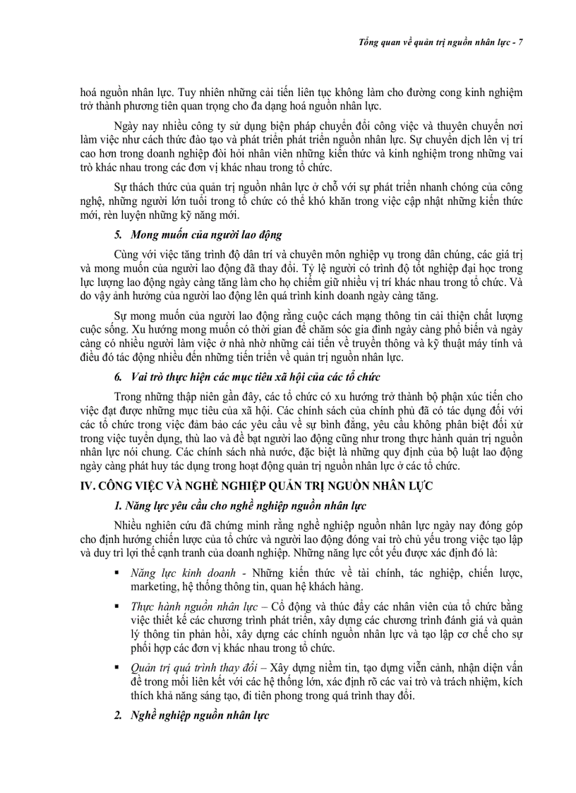 image for page Tổng quan về quản trị nguồn nhân lực 1