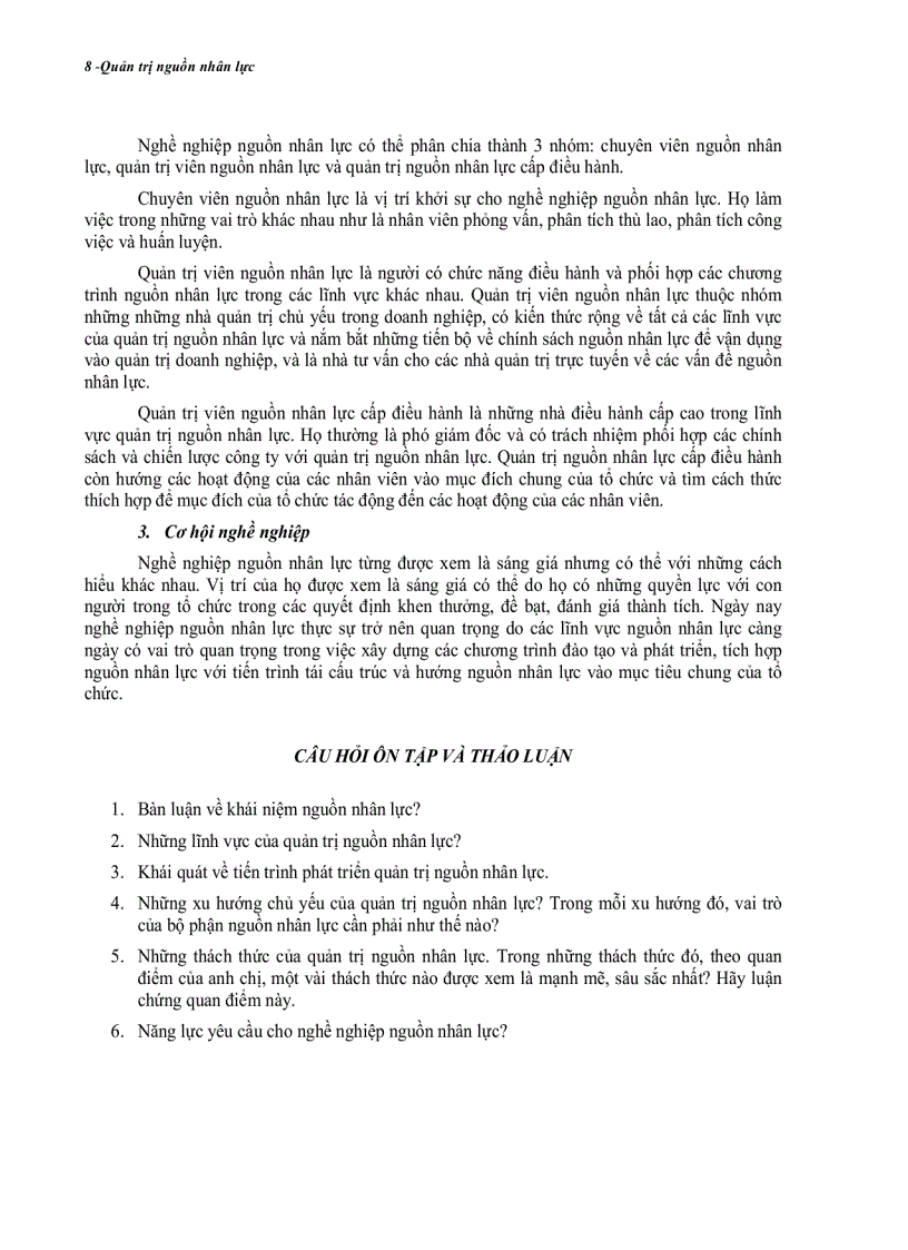 image for page Tổng quan về quản trị nguồn nhân lực 1