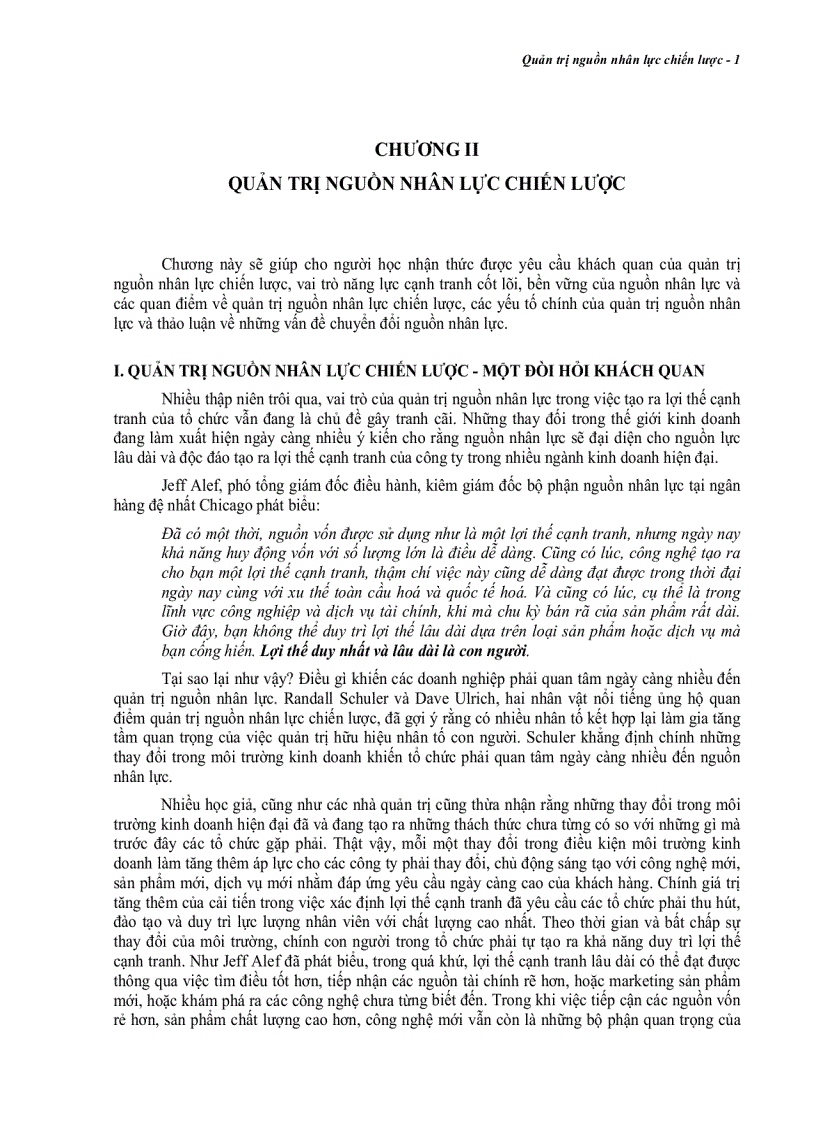 image for page Tổng quan về quản trị nguồn nhân lực 1