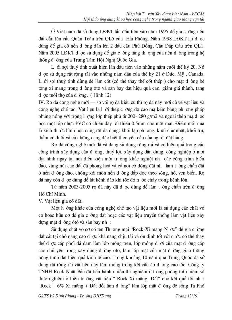 image for page Hội thảo ứng dụng khoa học công nghệ trong ngành giao thông vận tải giới thiệu một số vật liệu mới và công nghệ tiên tiến trong xây dựng đường ô tô và sân bay
