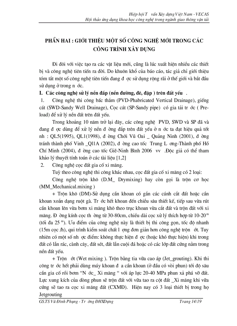 image for page Hội thảo ứng dụng khoa học công nghệ trong ngành giao thông vận tải giới thiệu một số vật liệu mới và công nghệ tiên tiến trong xây dựng đường ô tô và sân bay