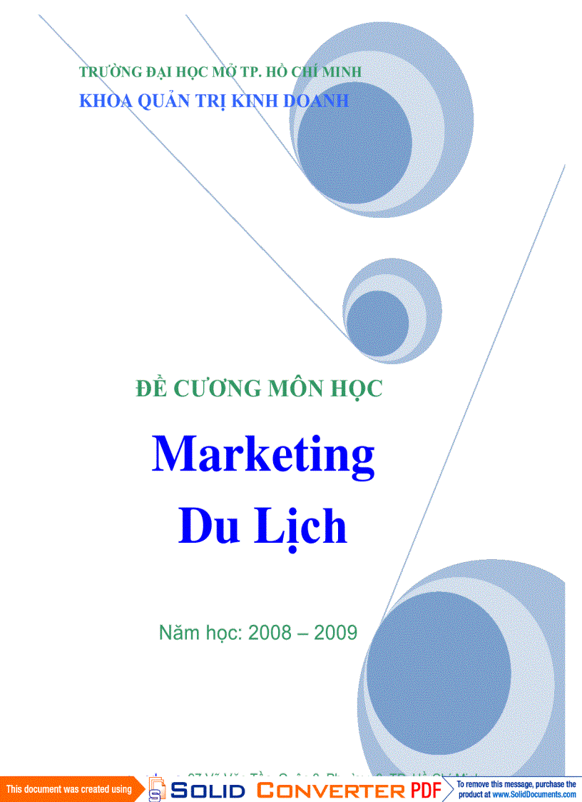 image for page Marketing Du Lịch