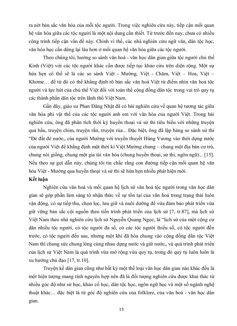 image for page Tiếp cận văn hoá các tộc người việt nam bằng con đường nghiên cứu so sánh truyện kể dân gian