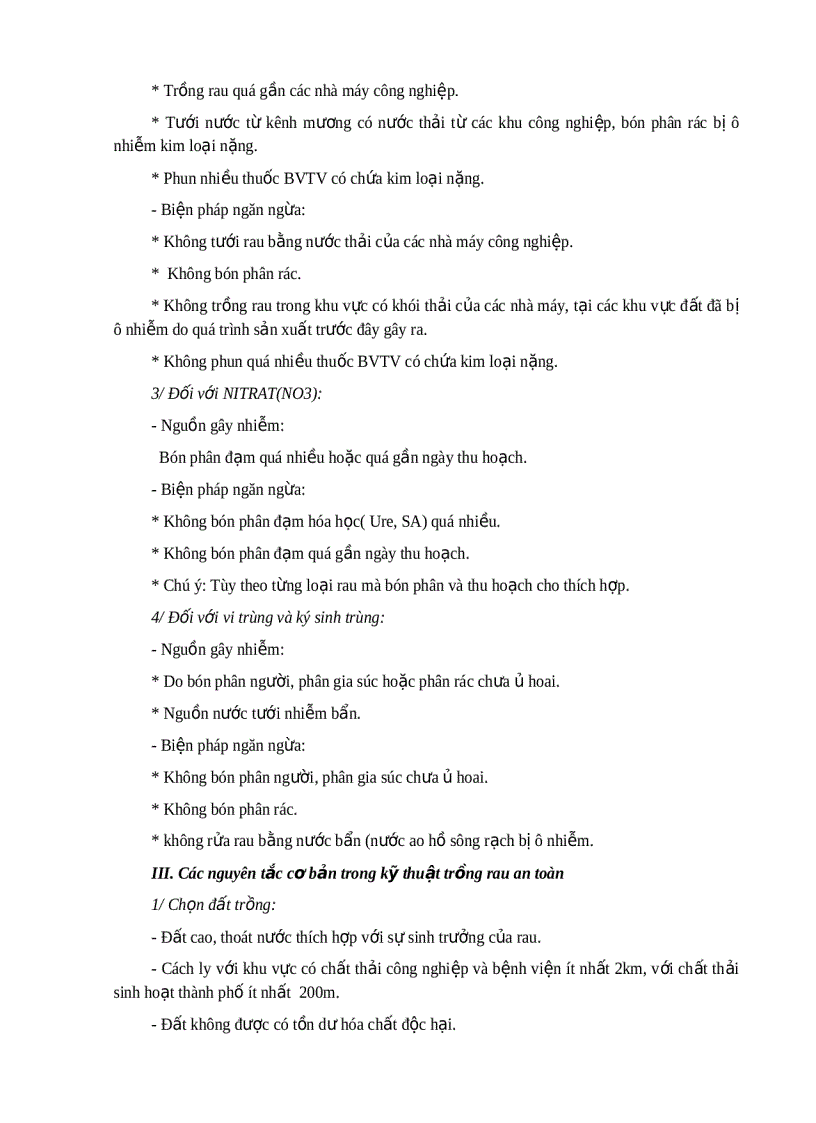 image for page Kỹ thuật trồng và chăm sóc rau an toàn