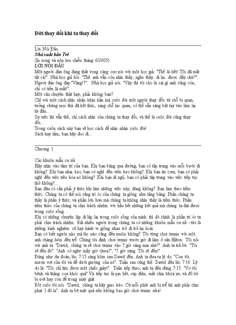 image for page Đời thay đổi khi ta thay đổi