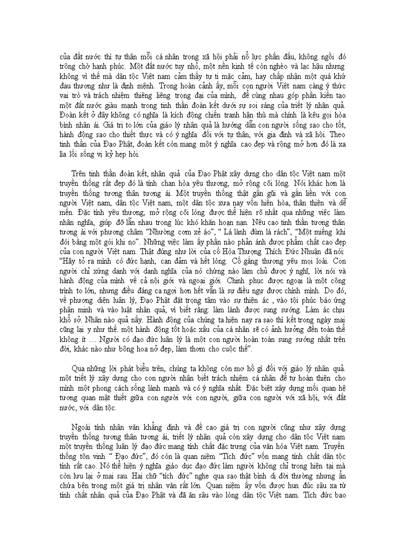 image for page Ảnh hưởng của giáo lý nhân quả trong đời sống văn hóa dân tộc