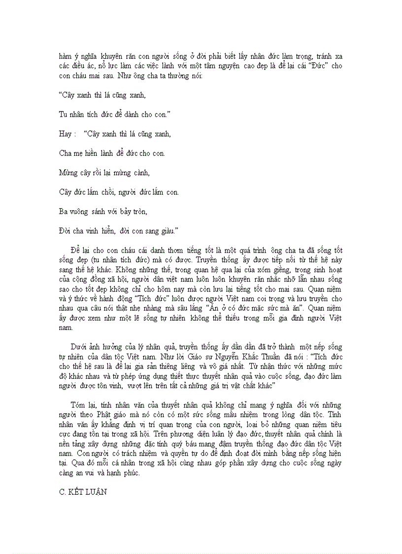 image for page Ảnh hưởng của giáo lý nhân quả trong đời sống văn hóa dân tộc