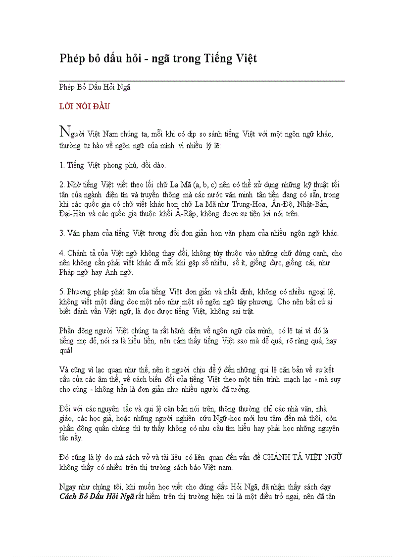 image for page Phép bỏ dấu hỏi ngã trong Tiếng Việt