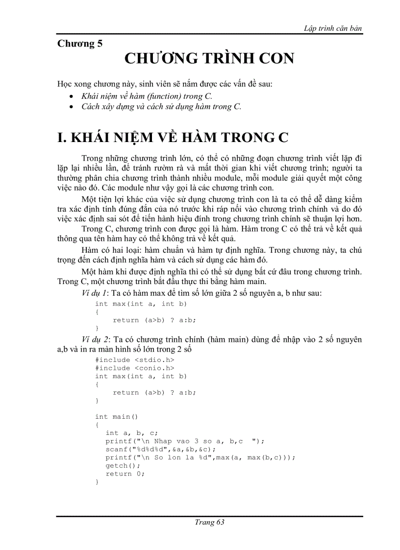 image for page Chương trình con