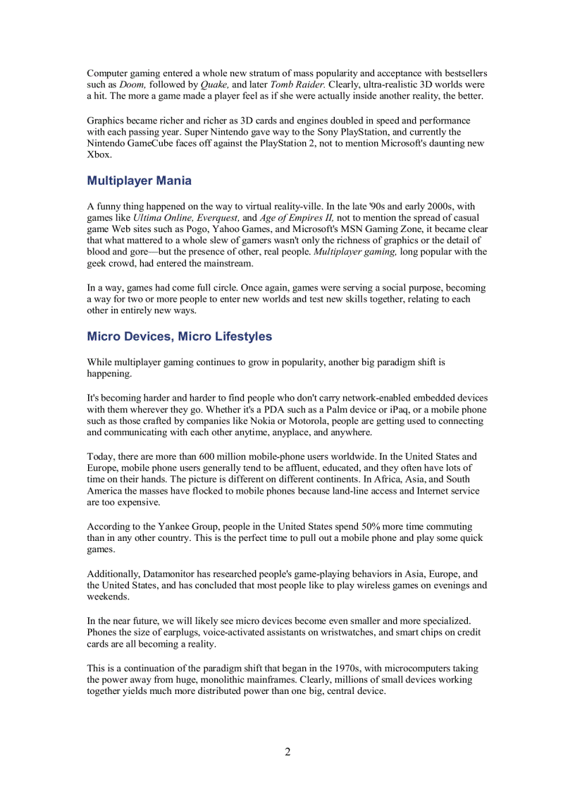 image for page Micro Java Game Development