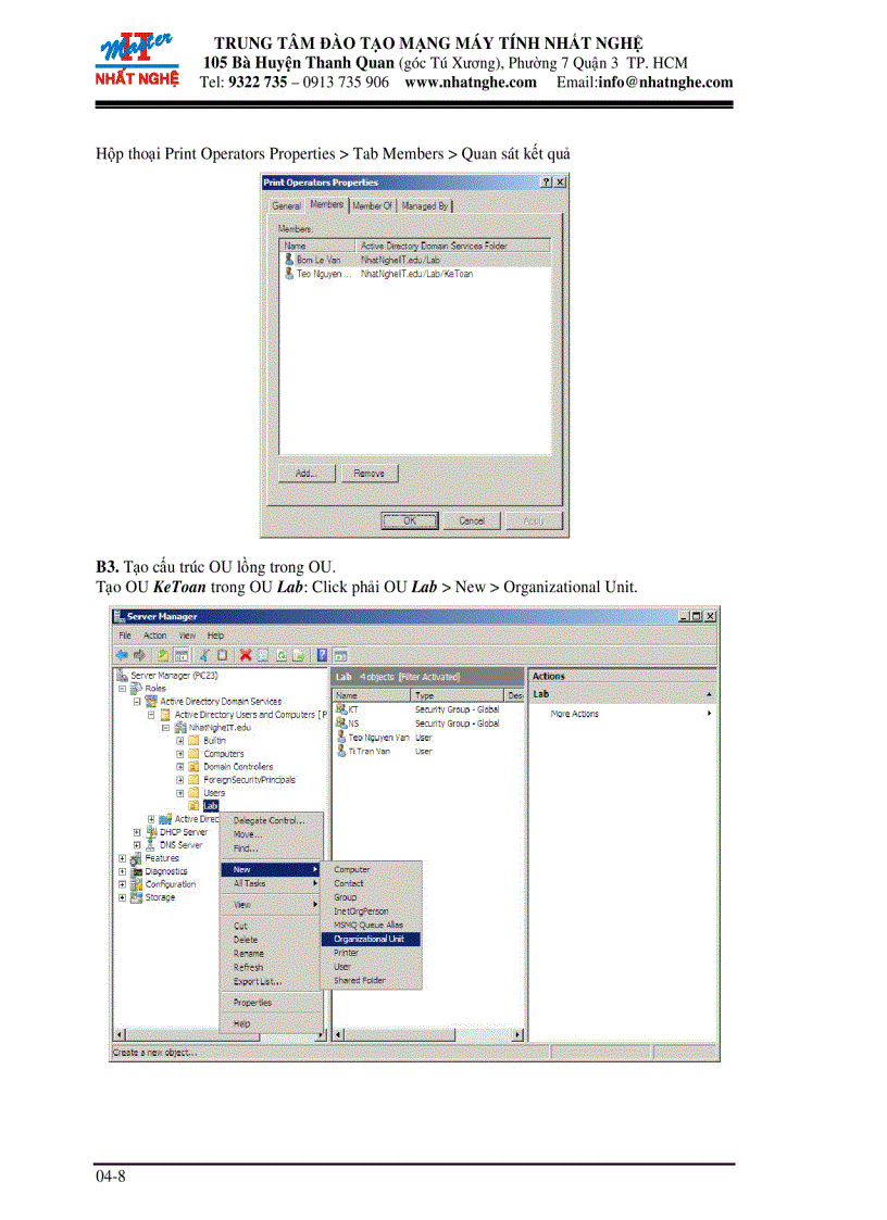 image for page Tạo các domain object